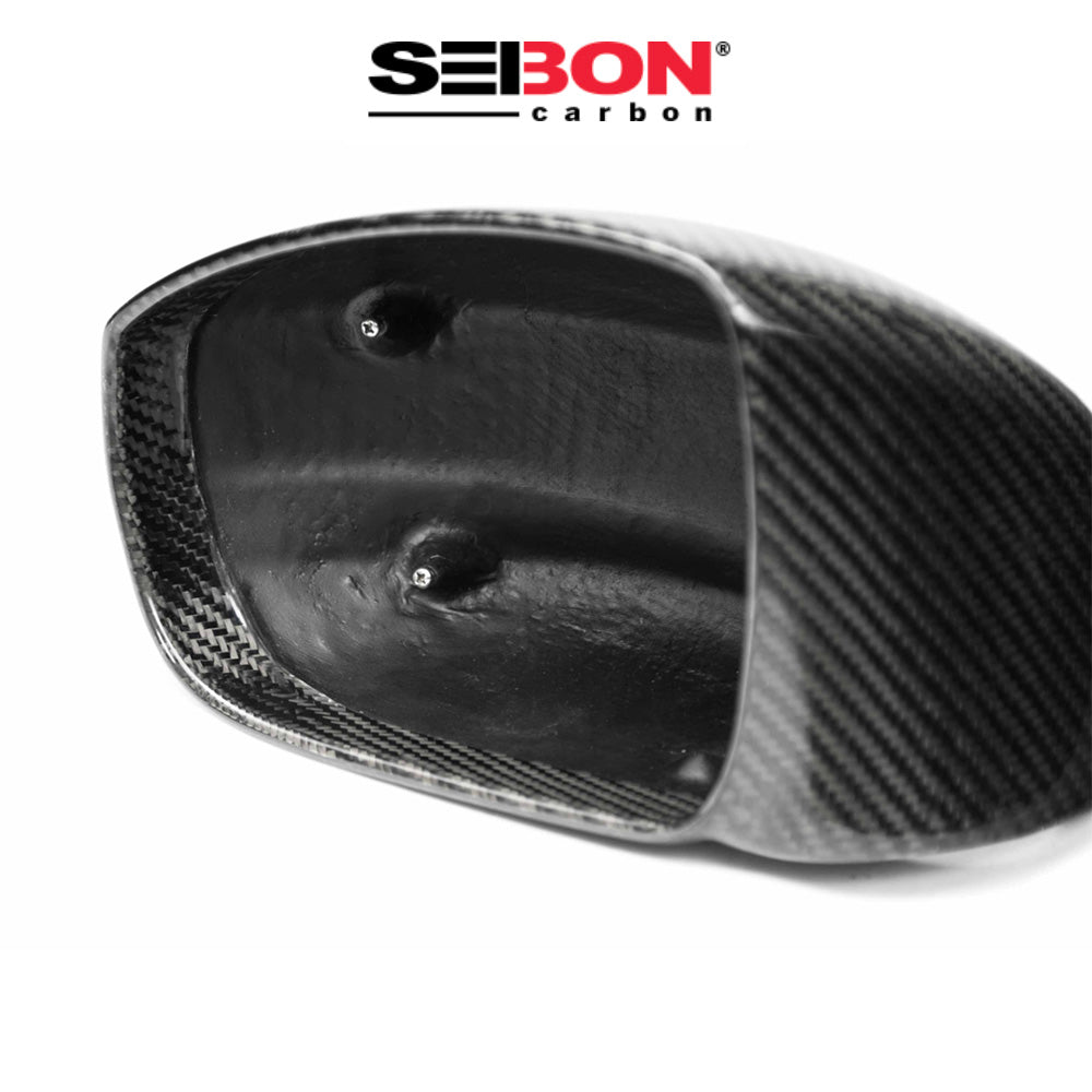 2009-2024年式 日産 GT-R用 セイボンカーボン カーボンファイバー ミラーカバーセット Seibon Carbon Carbon Fiber Mirror Covers For 2009-2024 Nissan GT-R (送料無料)