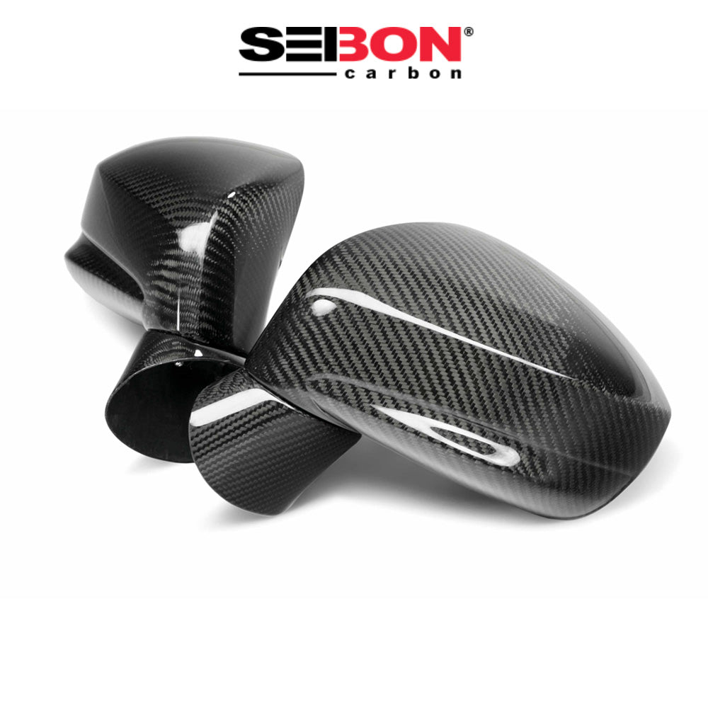 2009-2024年式 日産 GT-R用 セイボンカーボン カーボンファイバー ミラーカバーセット Seibon Carbon Carbon Fiber Mirror Covers For 2009-2024 Nissan GT-R (送料無料)