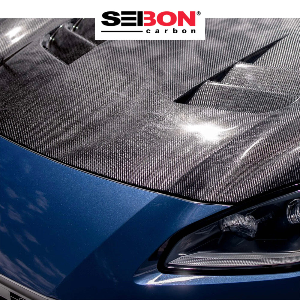 2022-2025年式 トヨタ ＧＲ８６用 セイボンカーボン カーボンファイバー TSスタイル ボンネット Seibon Carbon TS-Style Carbon Fiber Hood For 2022-2025 Toyota GR86/ Subaru BRZ (送料無料)
