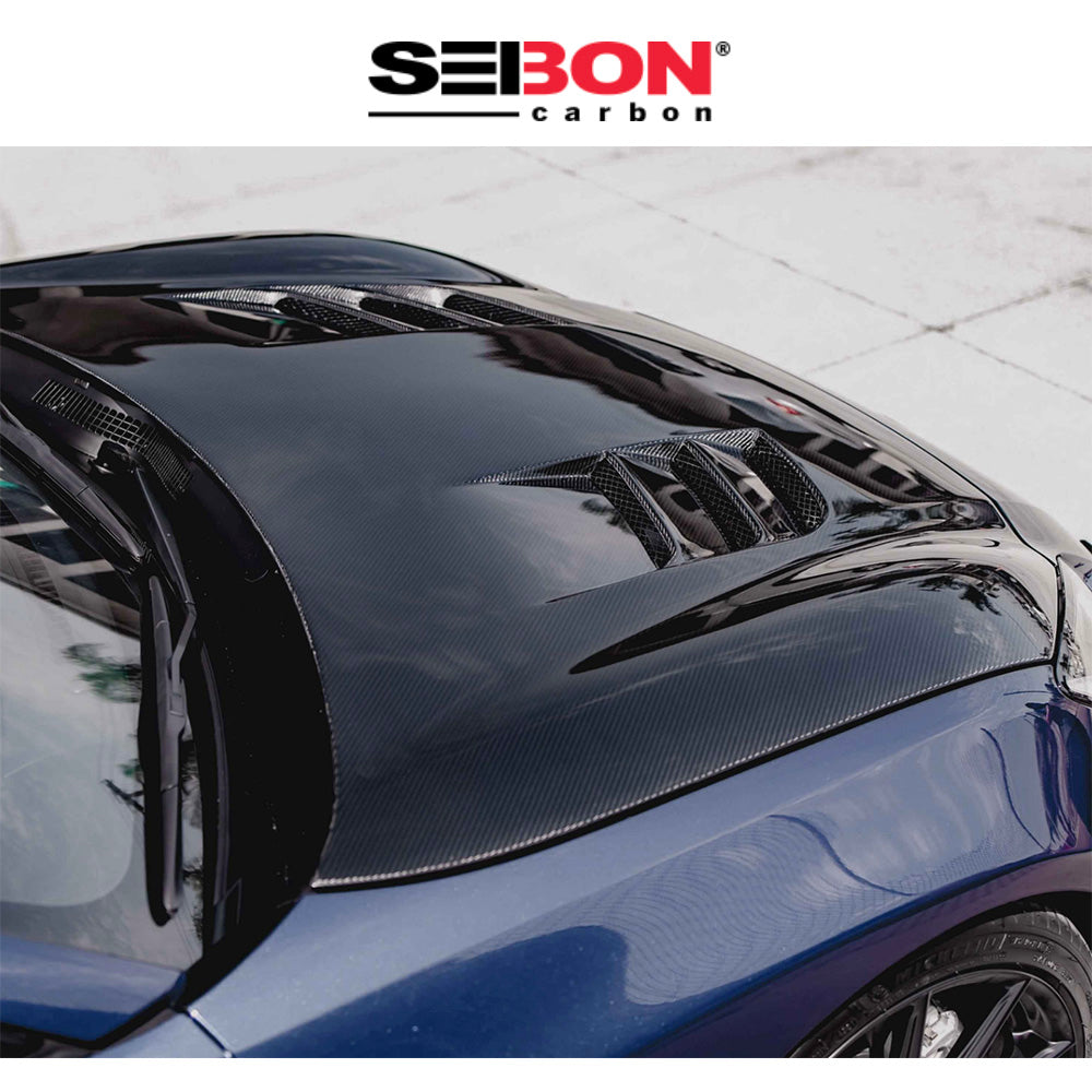 2022-2025年式 トヨタ ＧＲ８６用 セイボンカーボン カーボンファイバー TSスタイル ボンネット Seibon Carbon TS-Style Carbon Fiber Hood For 2022-2025 Toyota GR86/ Subaru BRZ (送料無料)