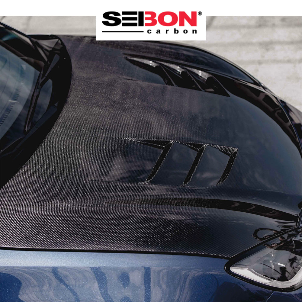 2022-2025年式 トヨタ ＧＲ８６用 セイボンカーボン カーボンファイバー TSスタイル ボンネット Seibon Carbon TS-Style Carbon Fiber Hood For 2022-2025 Toyota GR86/ Subaru BRZ (送料無料)