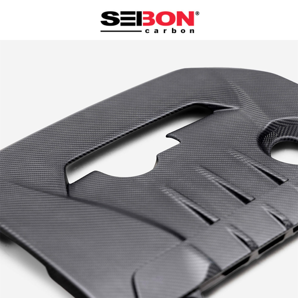 2023-2025年式トヨタ ＧＲカローラ用 セイボンカーボン カーボンファイバー製エンジンカバー(マット仕上げ)　Seibon Carbon Carbon Fiber Engine Cover For 2023-2025 Toyota GR Corolla - Matte (消費税、送料込み)