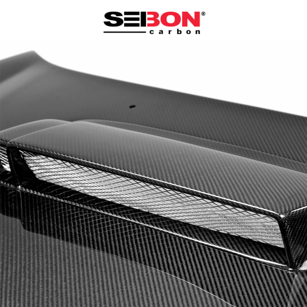 2002-2003年式 スバル インプレッサ用 セイボンカーボン 純正スタイル カーボンファイバー製ボンネット　Seibon Carbon CWII-Style Carbon Fiber Hood For 2002-2003 Subaru Impreza/WRX (消費税、送料込み)