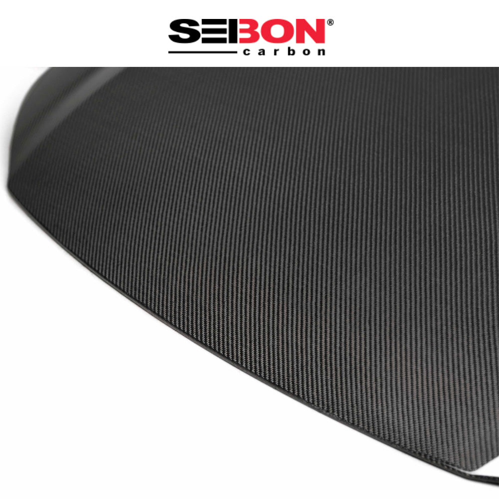2013-2015年式 ホンダ シビック セダン用 セイボンカーボン 純正スタイル カーボンファイバー製ボンネット　Seibon Carbon OEM-Style Carbon Fiber Hood For 2013-2015 Honda Civic 4DR (消費税、送料込み)