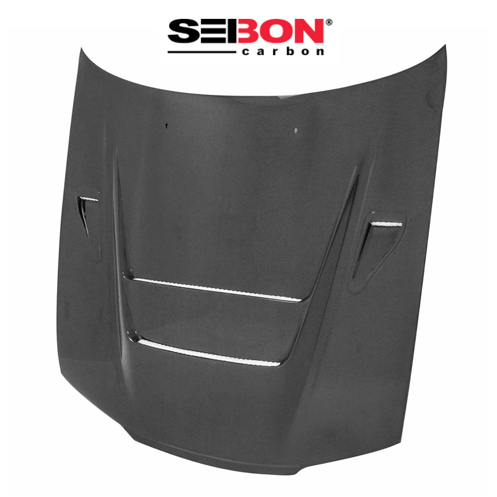 1989-1994年式日産スカイライン BNR32用 セイボンカーボン 純正スタイル カーボンファイバー製ボンネット　Seibon Carbon DVII-Style Carbon Fiber Hood For 1990-1994 Nissan Skyline R32 (消費税、送料込み)