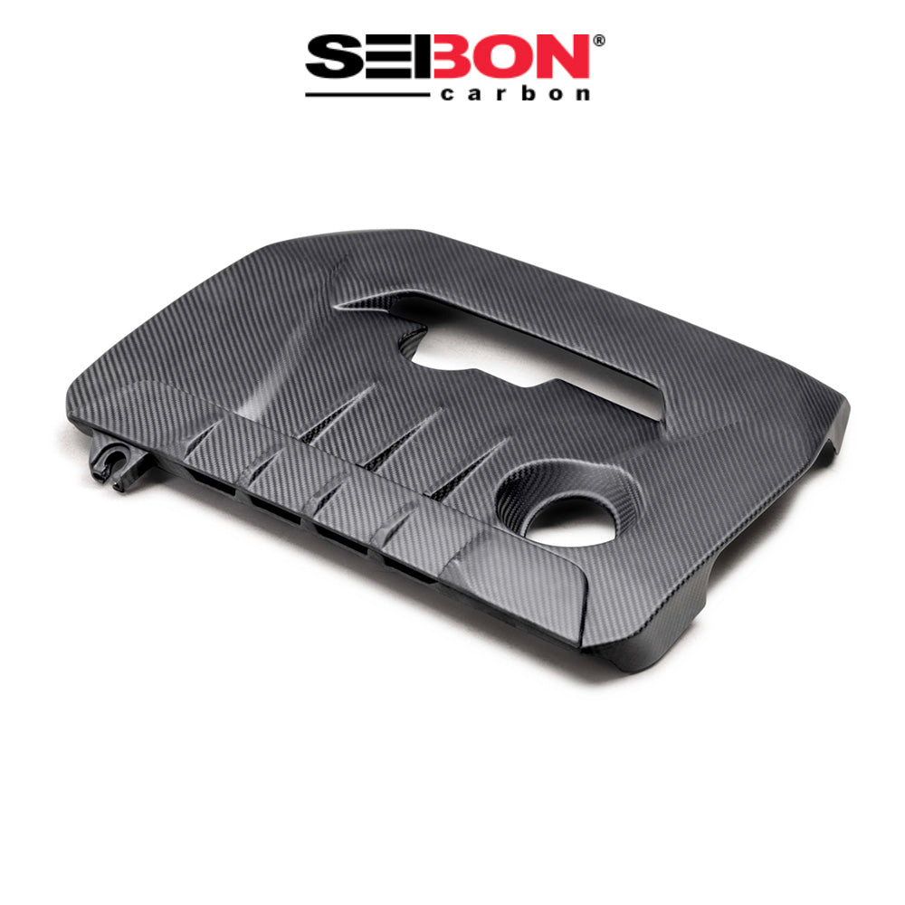 2023-2025年式トヨタ ＧＲカローラ用 セイボンカーボン カーボンファイバー製エンジンカバー(マット仕上げ)　Seibon Carbon Carbon Fiber Engine Cover For 2023-2025 Toyota GR Corolla - Matte (消費税、送料込み)