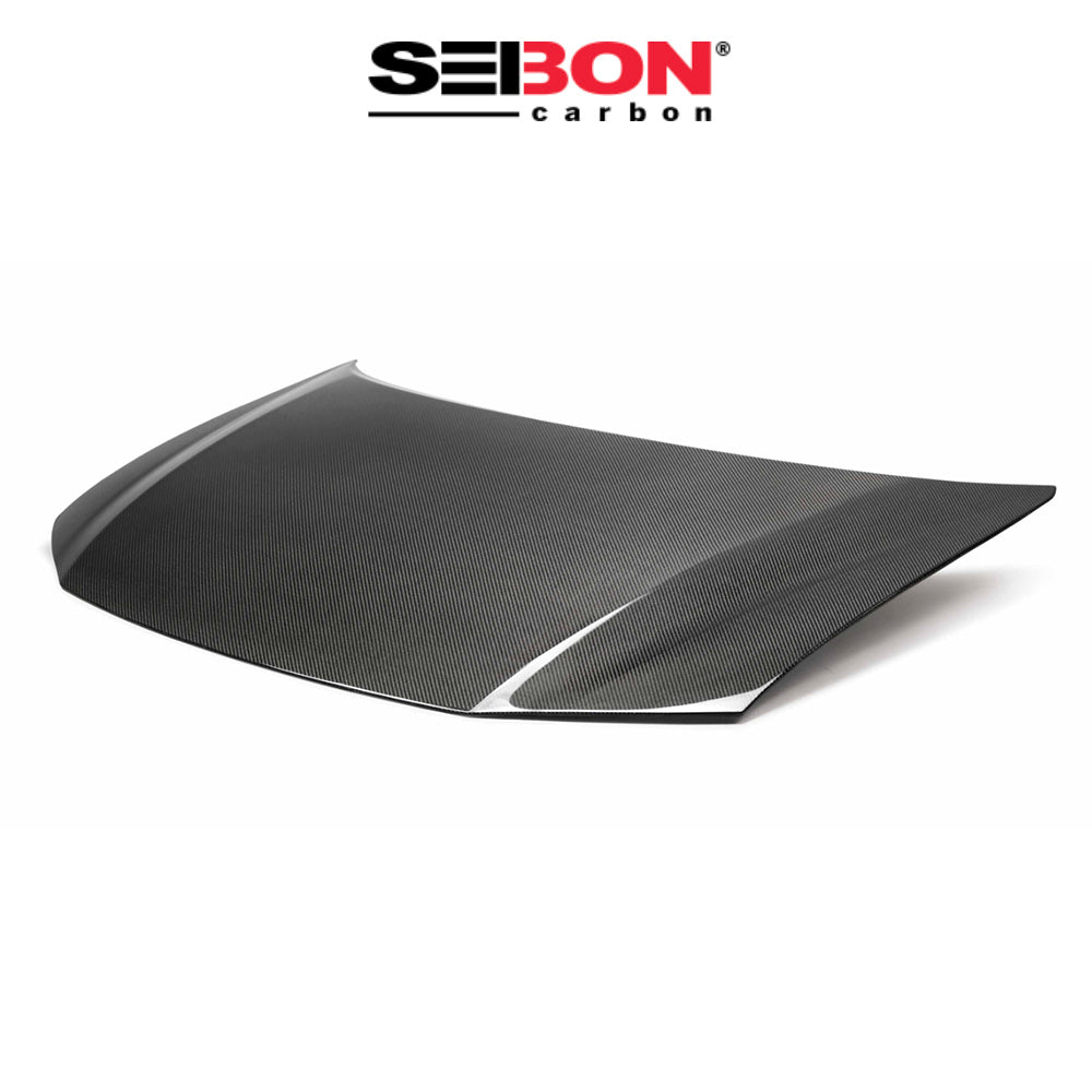 2013-2015年式 ホンダ シビック セダン用 セイボンカーボン 純正スタイル カーボンファイバー製ボンネット　Seibon Carbon OEM-Style Carbon Fiber Hood For 2013-2015 Honda Civic 4DR (消費税、送料込み)