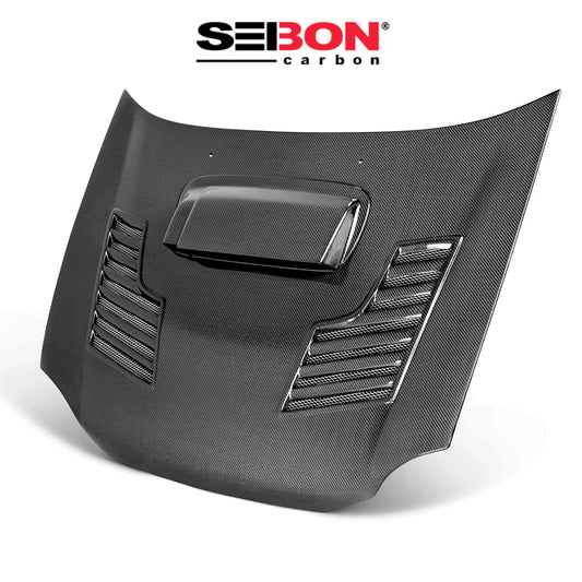 2002-2003年式 スバル インプレッサ用 セイボンカーボン 純正スタイル カーボンファイバー製ボンネット　Seibon Carbon CWII-Style Carbon Fiber Hood For 2002-2003 Subaru Impreza/WRX (消費税、送料込み)