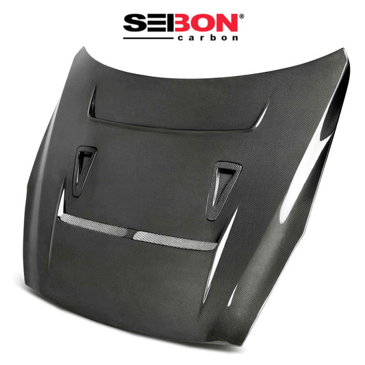 2009-2016年式日産 ＧＴ－Ｒ用 セイボンカーボン DVスタイル カーボンファイバー製ボンネット　Seibon Carbon DV-Style Carbon Fiber Hood For 2009-2016 Nissan GT-R (消費税、送料込み)