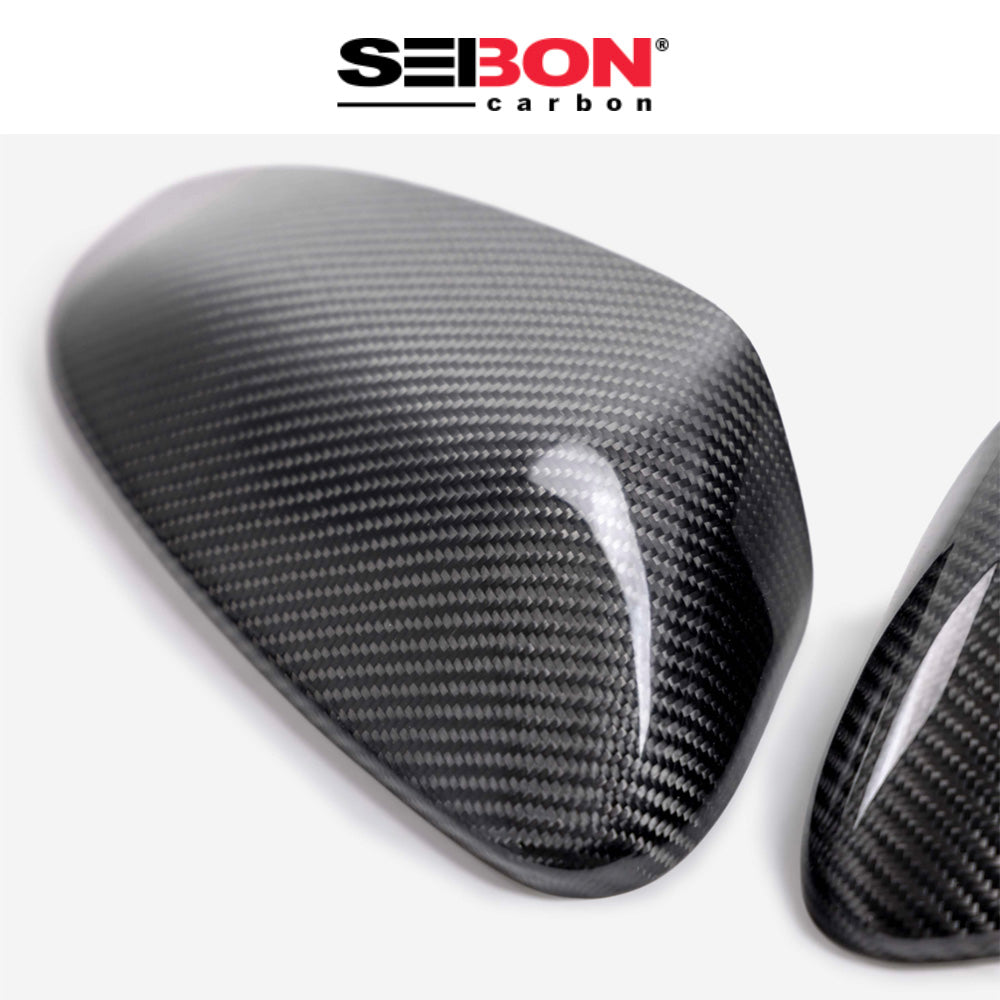 2023-2025年式トヨタ プリウス(Toyota Prius)用 セイボンカーボン カーボンファイバー製ミラーカバーセット　Seibon Carbon Carbon Fiber Mirror Covers For 2023-2025 Toyota Prius / Prius Prime (消費税、送料込み)