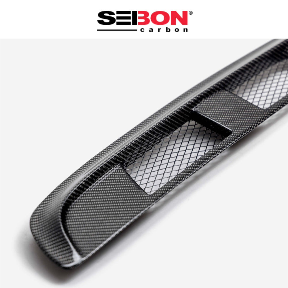 2023-2025年式 ホンダ シビック タイプＲ用 セイボンカーボン TVスタイルのカーボンファイバー製ボンネットベント　Seibon Carbon TV-Style Carbon Fiber Hood Vent For 2023-2025 Honda Civic Type R (送料無料)