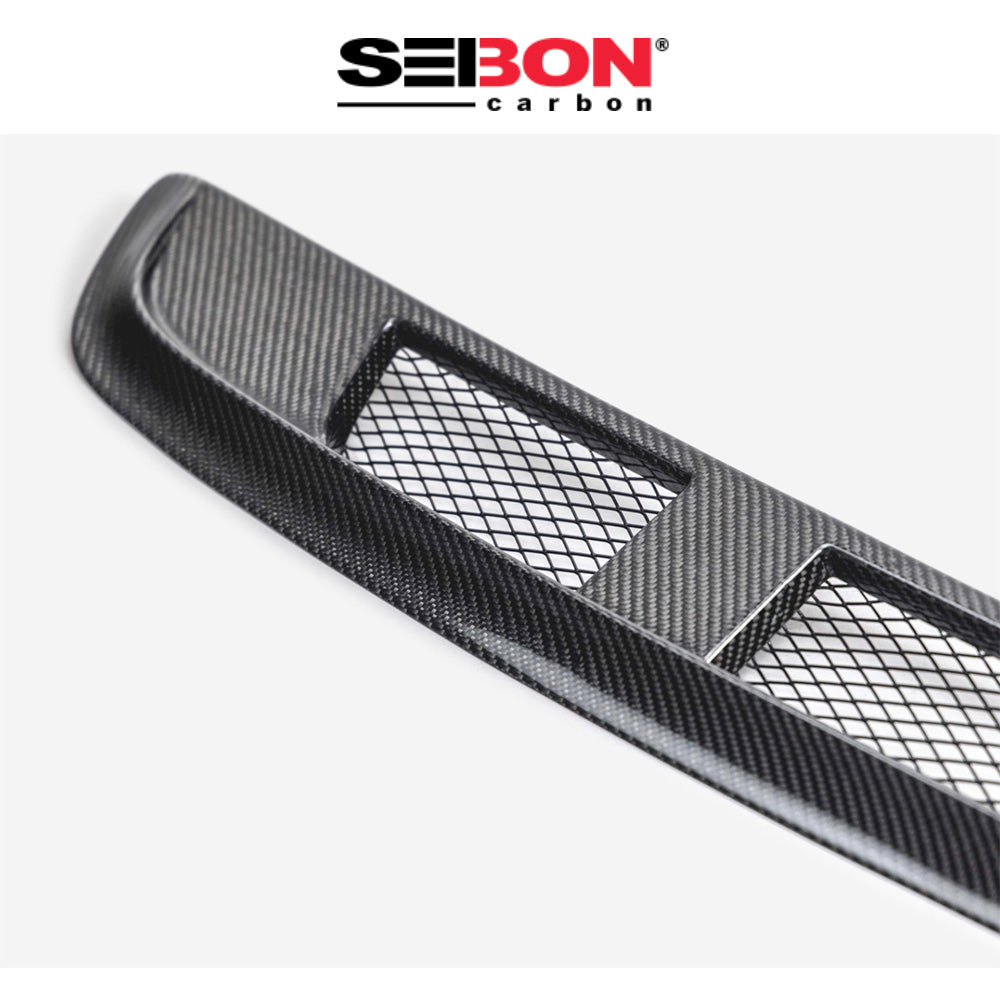 2023-2025年式 ホンダ シビック タイプＲ用 セイボンカーボン TVスタイルのカーボンファイバー製ボンネットベント　Seibon Carbon TV-Style Carbon Fiber Hood Vent For 2023-2025 Honda Civic Type R (送料無料)