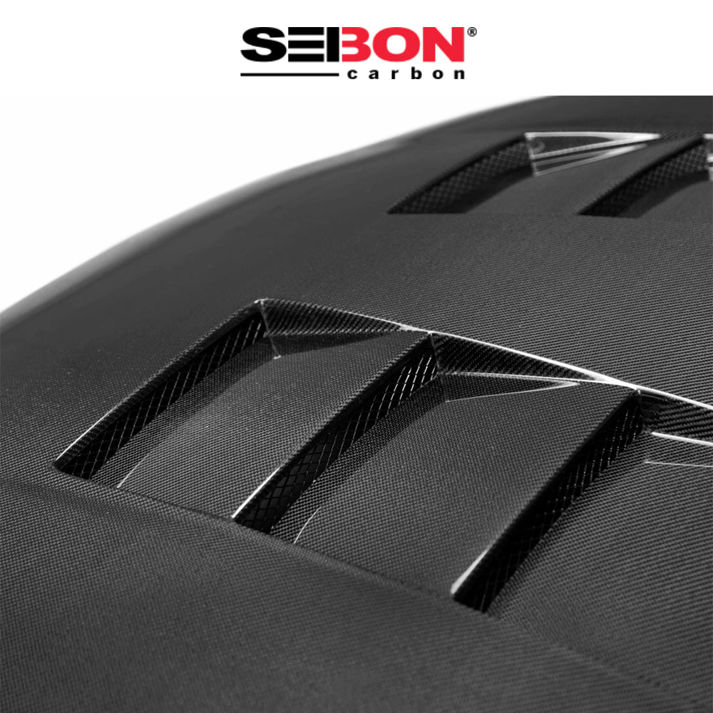 1993-1998年式 トヨタ スープラ用 セイボンカーボン TSスタイル カーボンファイバー製ボンネット　Seibon Carbon TS-Style Carbon Fiber Hood For 1993-1998 Toyota Supra (消費税、送料込み)