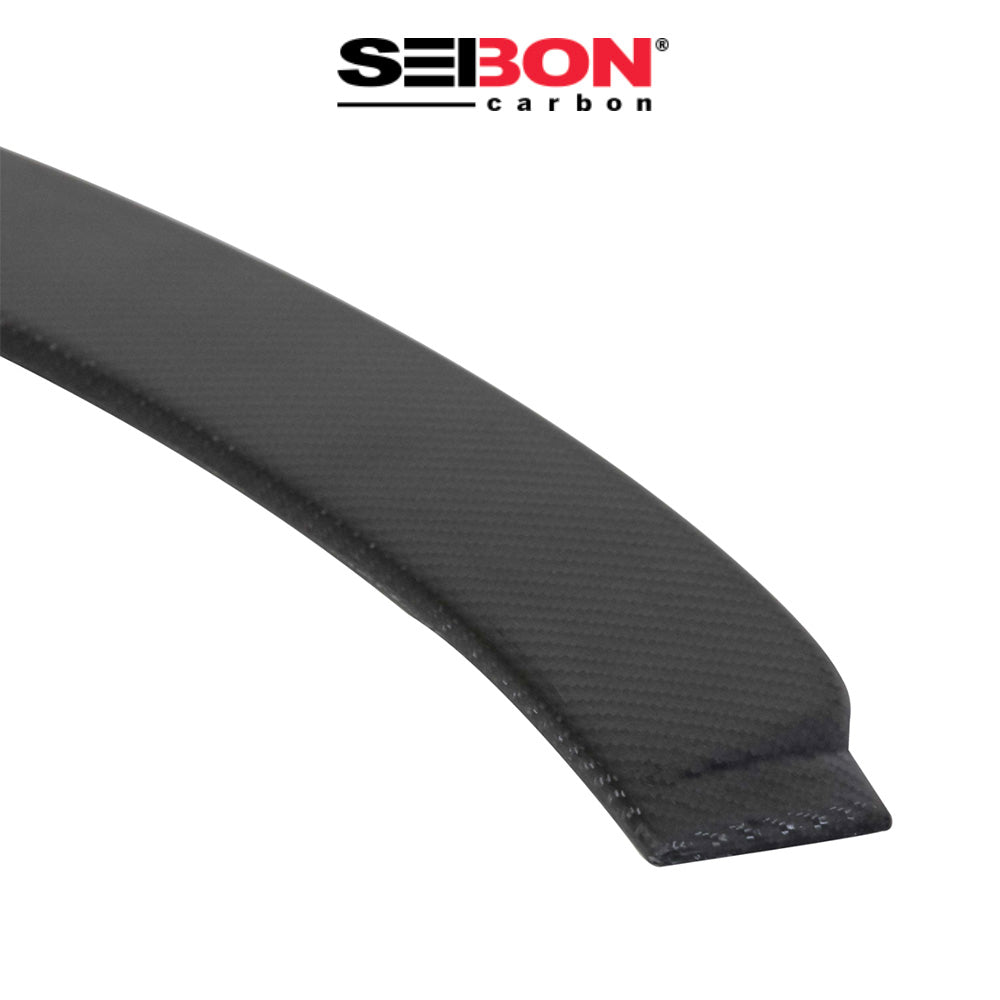 2008-2011年式 ＢＭＷ Ｍ３セダン用 セイボンカーボン TAスタイル カーボンファイバー製ルーフスポイラー　Seibon Carbon TA-Style Carbon Fiber Rear Roof Spoiler For 2005-2008 BMW E90 4DR (消費税、送料込み)