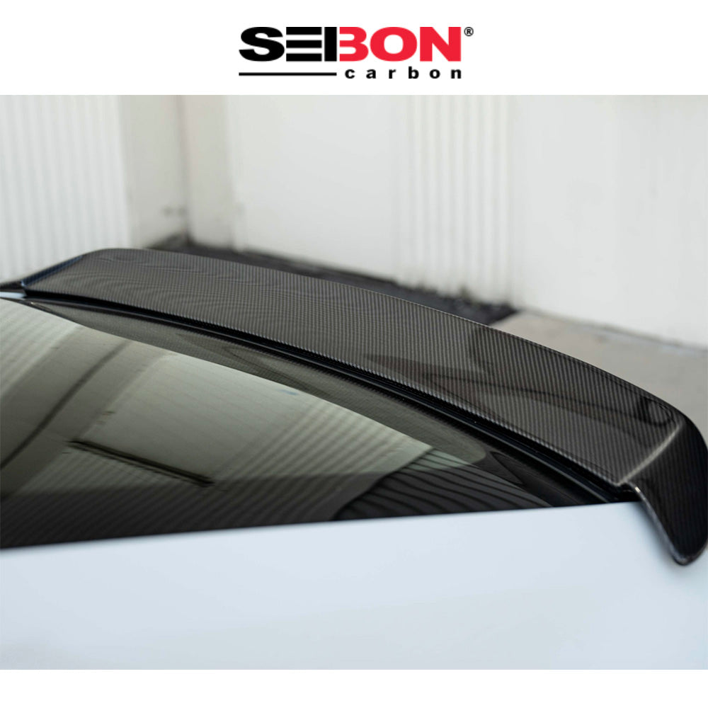 2023-2025年式トヨタ プリウス(Toyota Prius)用 セイボンカーボン MBスタイル カーボンファイバー製リアスポイラー　Seibon Carbon MB-Style Carbon Fiber Rear Spoiler For 2023-2025 Toyota Prius / Prius Prime (消費税、送料込み)
