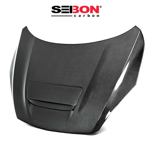 2010-2013年式 マツダ スピードアクセラ用 セイボンカーボン 純正スタイル カーボンファイバー製ボンネット　Seibon Carbon OE-Style Carbon Fiber Hood For 2010-2013 Mazdaspeed 3 (消費税、送料込み)