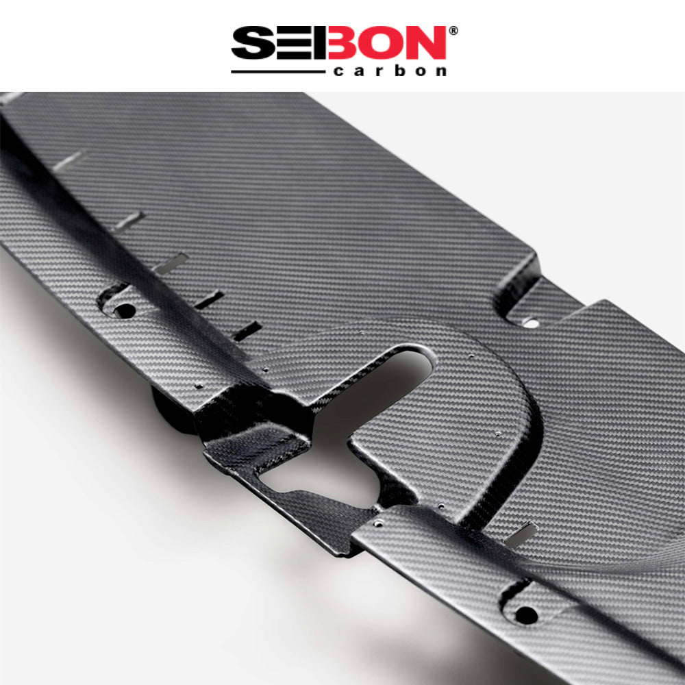 2023-2025年式トヨタ ＧＲカローラ用 セイボンカーボン カーボンファイバー製冷却プレート (マット仕上げ)　Seibon Carbon Carbon Fiber Cooling Plate For 2023-2025 Toyota GR Corolla - Matte (消費税、送料込み)