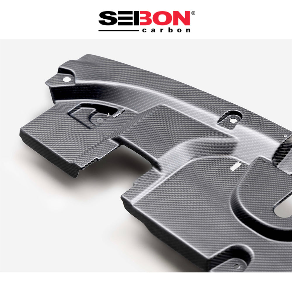2023-2025年式トヨタ ＧＲカローラ用 セイボンカーボン カーボンファイバー製冷却プレート (マット仕上げ)　Seibon Carbon Carbon Fiber Cooling Plate For 2023-2025 Toyota GR Corolla - Matte (消費税、送料込み)
