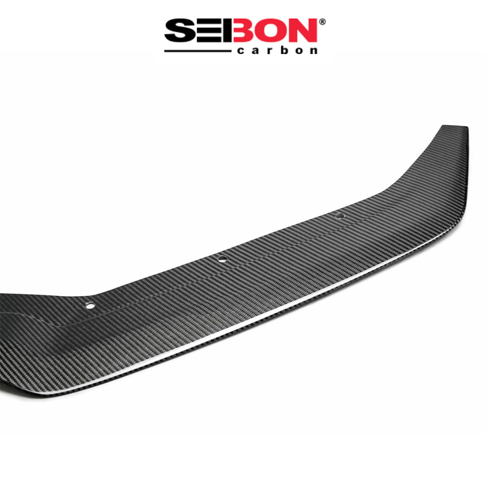 2017-2021年式 ホンダ シビック タイプＲ用 セイボンカーボン CVスタイル カーボンファイバー製フロントスプリッター　Seibon Carbon CV-Style Carbon Fiber Front Splitter For 2017-2021 Honda Civic Type R (消費税、送料込み)