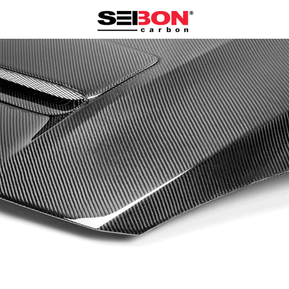 2010-2013年式 マツダ スピードアクセラ用 セイボンカーボン 純正スタイル カーボンファイバー製ボンネット　Seibon Carbon OE-Style Carbon Fiber Hood For 2010-2013 Mazdaspeed 3 (消費税、送料込み)
