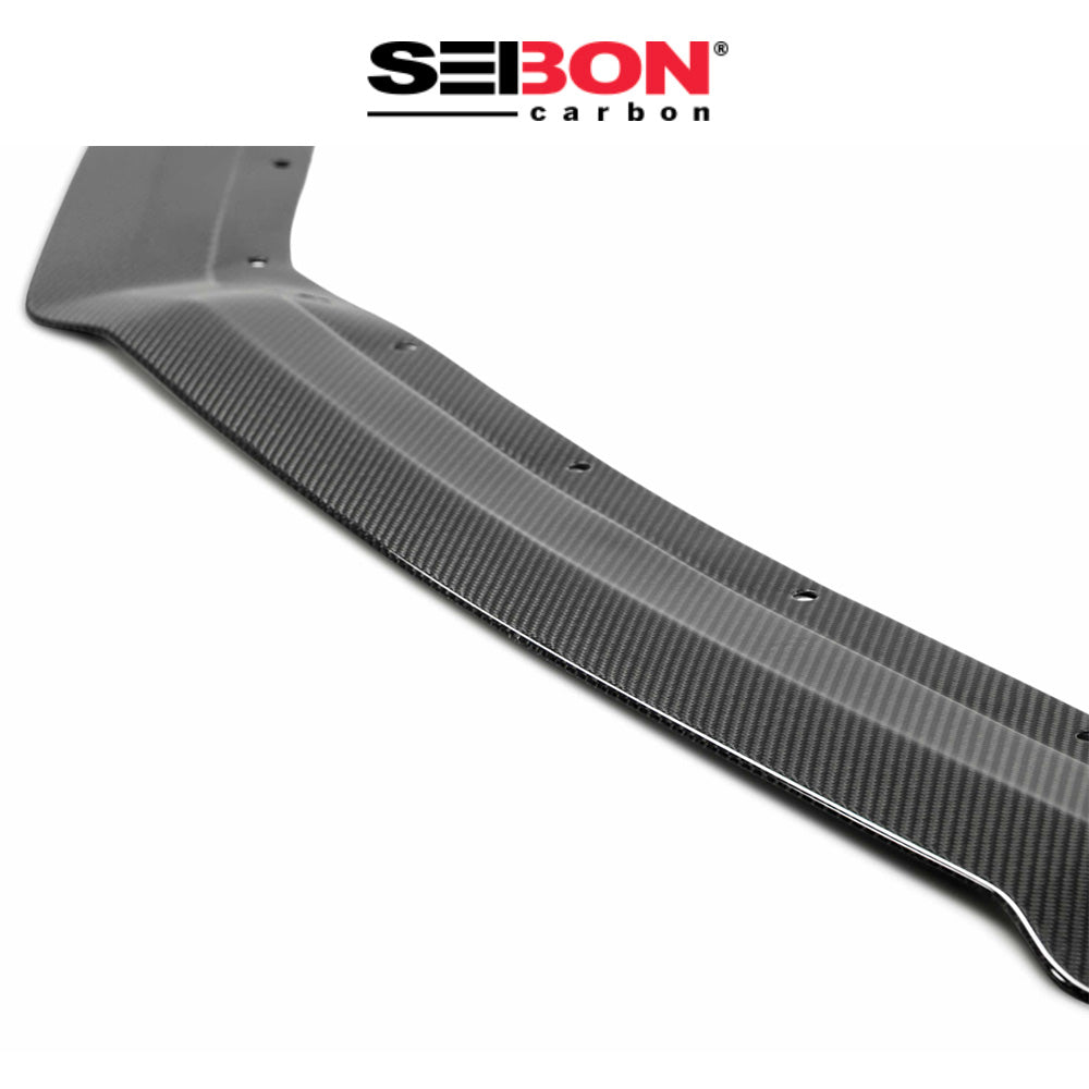 2017-2021年式 ホンダ シビック タイプＲ用 セイボンカーボン CVスタイル カーボンファイバー製フロントスプリッター　Seibon Carbon CV-Style Carbon Fiber Front Splitter For 2017-2021 Honda Civic Type R (消費税、送料込み)