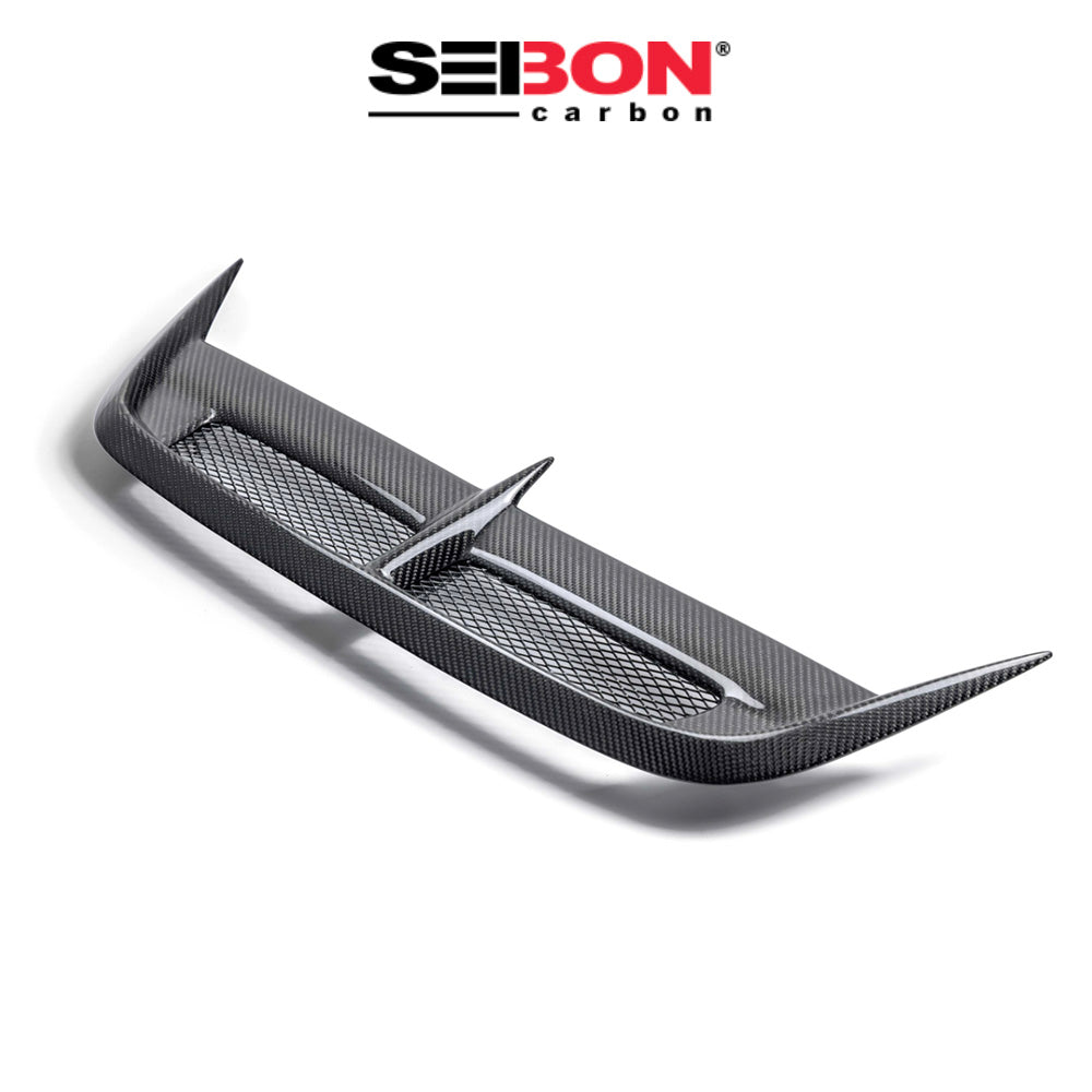 2023-2025年式 ホンダ シビック タイプＲ用 セイボンカーボン CWスタイルのカーボンファイバー製ボンネットベント　CW-Style Carbon Fiber Hood Vent For 2023-2025 Honda Civic Type R (送料無料)