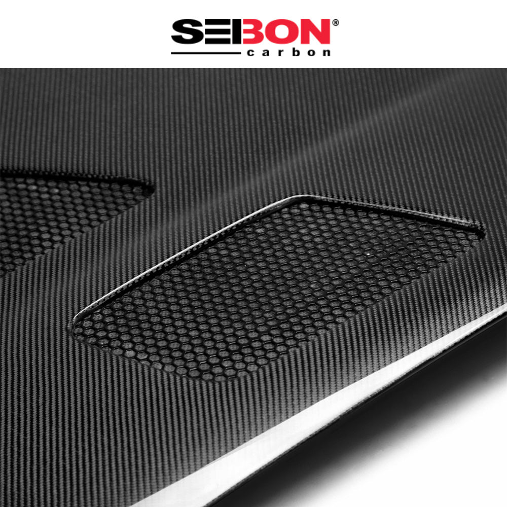 1993-1998年式 トヨタ スープラ用 セイボンカーボン TRスタイル カーボンファイバー製ボンネット　Seibon Carbon TR-Style Carbon Fiber Hood For 1993-1998 Toyota Supra (消費税、送料込み)