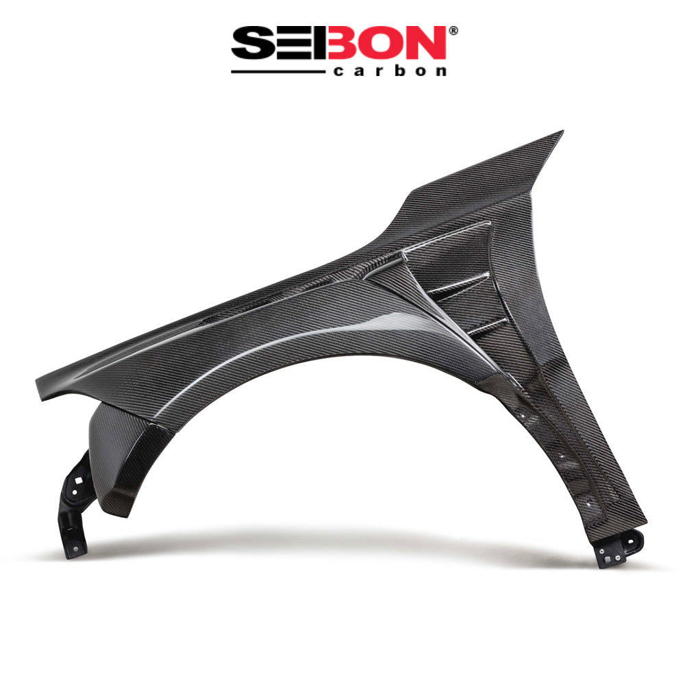 2023-2025年式 ホンダ シビック タイプＲ用 セイボンカーボン MBスタイルカーボンファイバー製フェンダーセット　MB-Style Carbon Fiber Fenders For 2023-2025 Honda Civic Type R (送料無料)