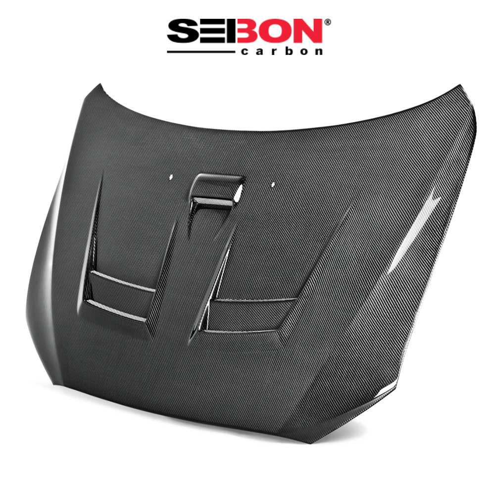 2008-2015年式 三菱 ランサー エボリューション Ⅹ用 セイボンカーボン 純正スタイル カーボンファイバー製ボンネット　Seibon Carbon DV-Style Carbon Fiber Hood For 2008-2015 Mitsubishi Lancer EVO X (消費税、送料込み)