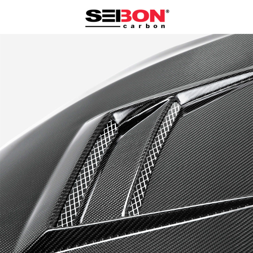 2008-2015年式 三菱 ランサー エボリューション Ⅹ用 セイボンカーボン 純正スタイル カーボンファイバー製ボンネット　Seibon Carbon DV-Style Carbon Fiber Hood For 2008-2015 Mitsubishi Lancer EVO X (消費税、送料込み)