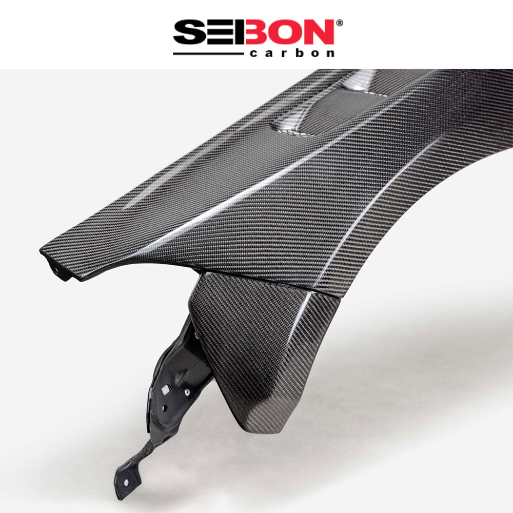 2023-2025年式 ホンダ シビック タイプＲ用 セイボンカーボン MBスタイルカーボンファイバー製フェンダーセット　MB-Style Carbon Fiber Fenders For 2023-2025 Honda Civic Type R (送料無料)
