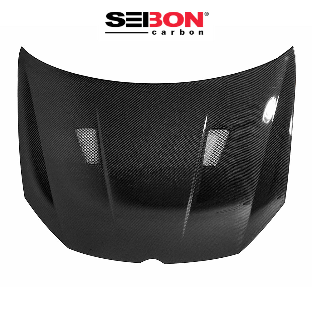 2012-2013年式フォルクスワーゲン ゴルフ R用 セイボンカーボン TMスタイル カーボンファイバー製ボンネット　Seibon Carbon TM-Style Carbon Fiber Hood For 2010-2014 VW Golf / GTI (消費税、送料込み)