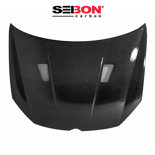2012-2013年式フォルクスワーゲン ゴルフ R用 セイボンカーボン TMスタイル カーボンファイバー製ボンネット　Seibon Carbon TM-Style Carbon Fiber Hood For 2010-2014 VW Golf / GTI (消費税、送料込み)