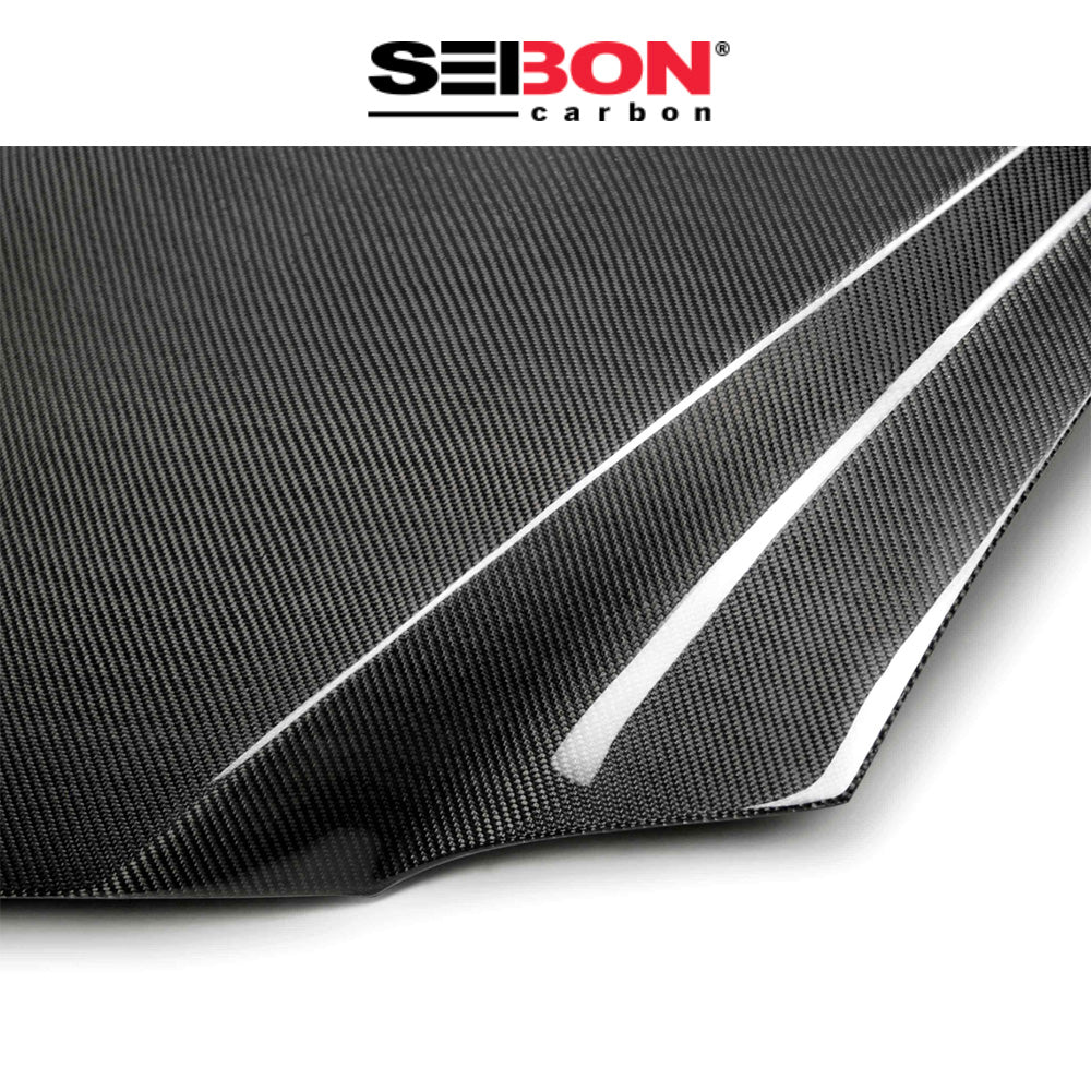 2015-2024年式 レクサス RC F用 セイボンカーボン 純正スタイル カーボンファイバー製ボンネット　Seibon Carbon OEM-Style Carbon Fiber Hood For 2015-2024 Lexus RC F (消費税、送料込み)