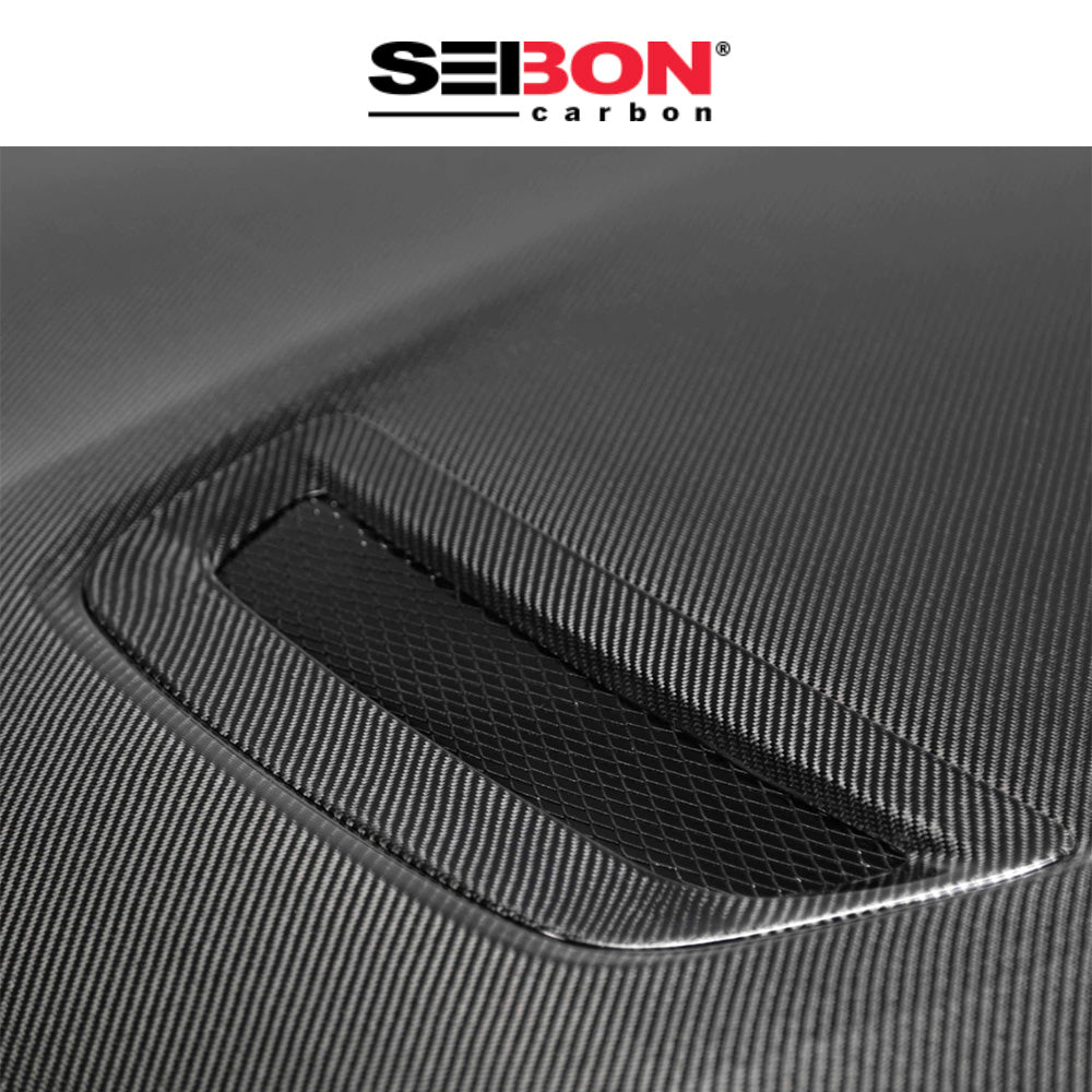 2015-2024年式 レクサス RC F用 セイボンカーボン 純正スタイル カーボンファイバー製ボンネット　Seibon Carbon OEM-Style Carbon Fiber Hood For 2015-2024 Lexus RC F (消費税、送料込み)