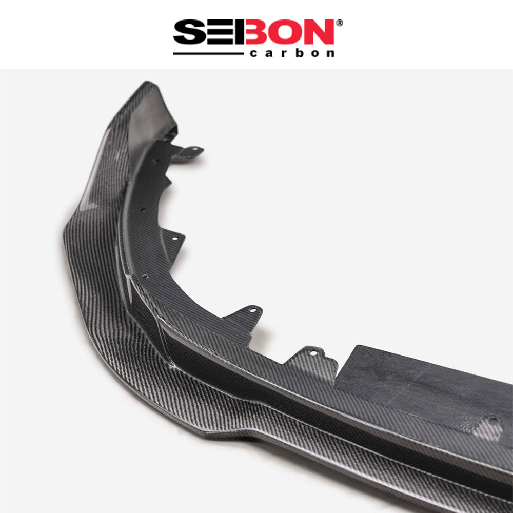 2023-2025年式トヨタ プリウス(Toyota Prius)用 セイボンカーボン MBスタイル カーボンファイバー製フロントリップ　Seibon Carbon MB-Style Carbon Fiber Front Lip For 2023-2025 Toyota Prius / Prius Prime (消費税、送料込み)