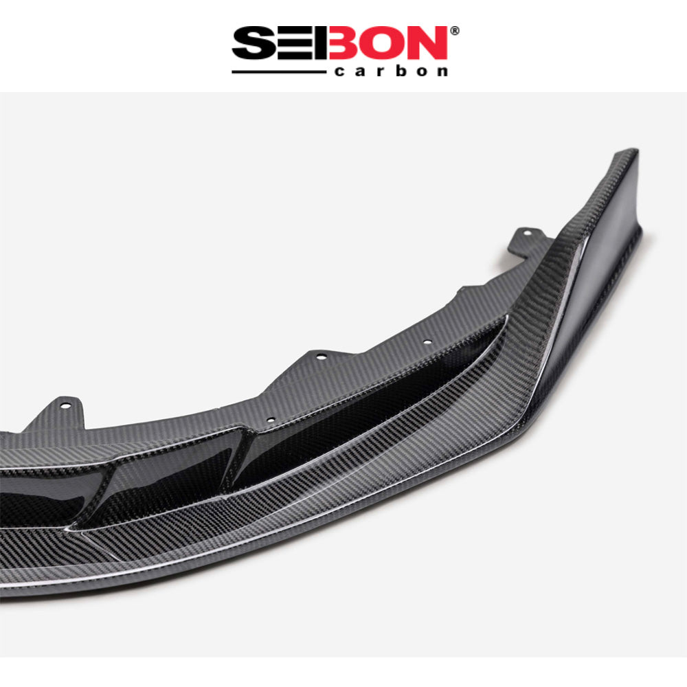 2023-2025年式トヨタ プリウス(Toyota Prius)用 セイボンカーボン MBスタイル カーボンファイバー製フロントリップ　Seibon Carbon MB-Style Carbon Fiber Front Lip For 2023-2025 Toyota Prius / Prius Prime (消費税、送料込み)