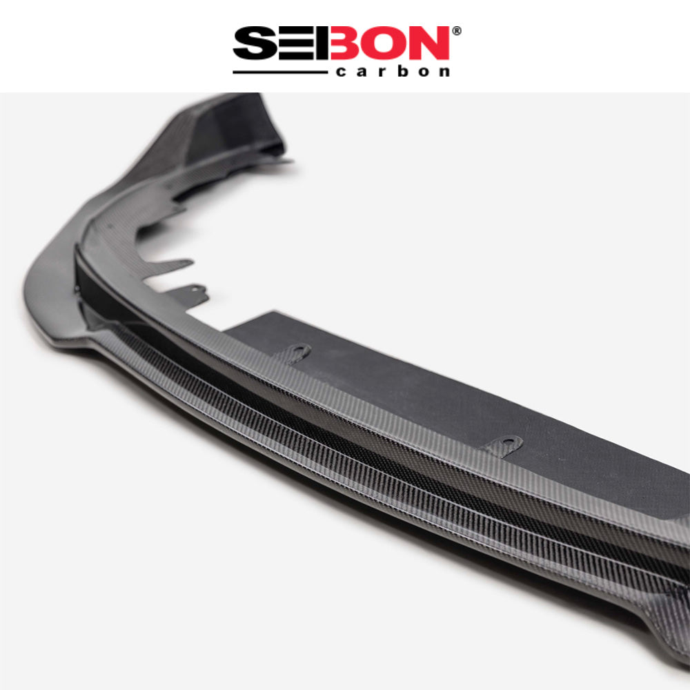 2023-2025年式トヨタ プリウス(Toyota Prius)用 セイボンカーボン MBスタイル カーボンファイバー製フロントリップ　Seibon Carbon MB-Style Carbon Fiber Front Lip For 2023-2025 Toyota Prius / Prius Prime (消費税、送料込み)
