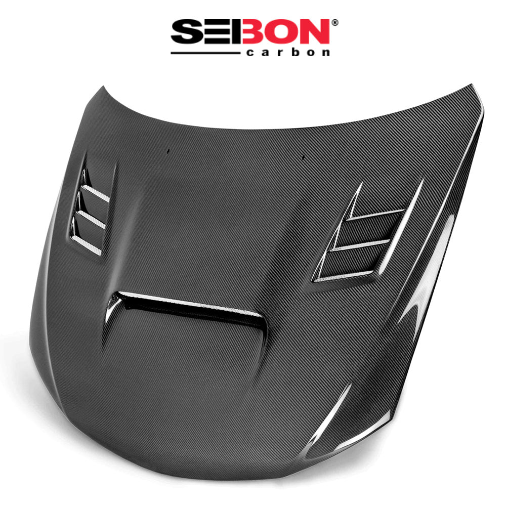 2008-2014年式 スバル WRX 用 セイボンカーボン カーボンファイバー CWスタイル ボンネット Seibon Carbon CW-Style Carbon Fiber Hood For 2008-2014 Subaru WRX/STi (送料無料)