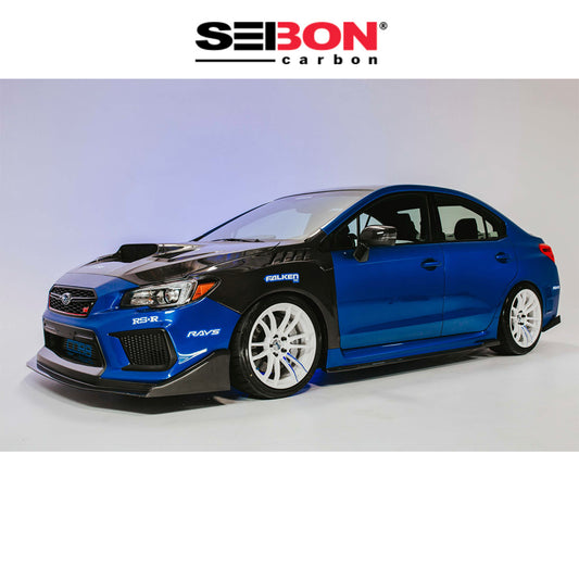 2015-2021年式 スバル WRX STI 用 セイボンカーボン カーボンファイバー VSスタイル ボンネット Seibon Carbon VS-Style Carbon Fiber Hood For 2015-2021 Subaru WRX/STi (送料無料)