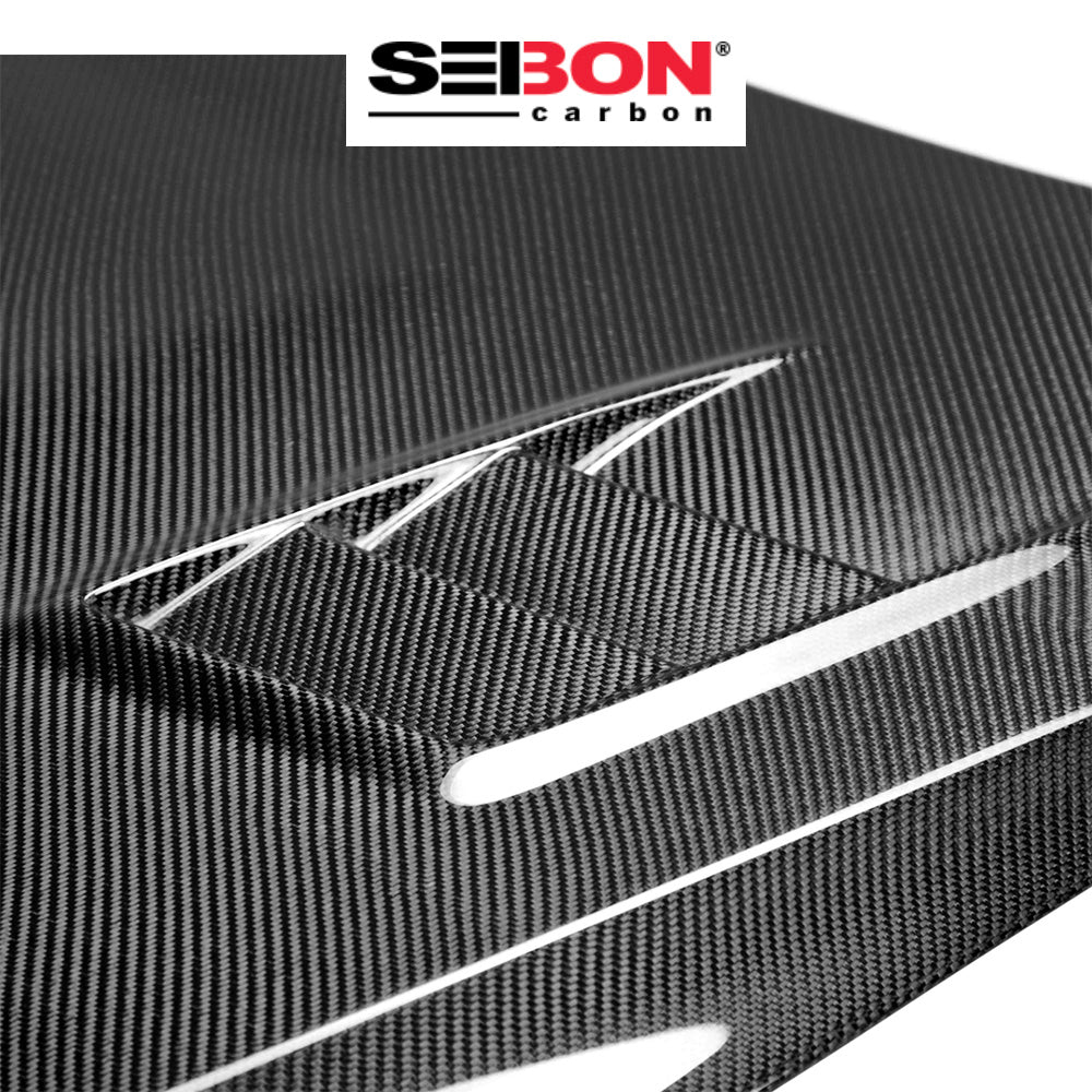 2008-2014年式 スバル WRX 用 セイボンカーボン カーボンファイバー CWスタイル ボンネット Seibon Carbon CW-Style Carbon Fiber Hood For 2008-2014 Subaru WRX/STi (送料無料)