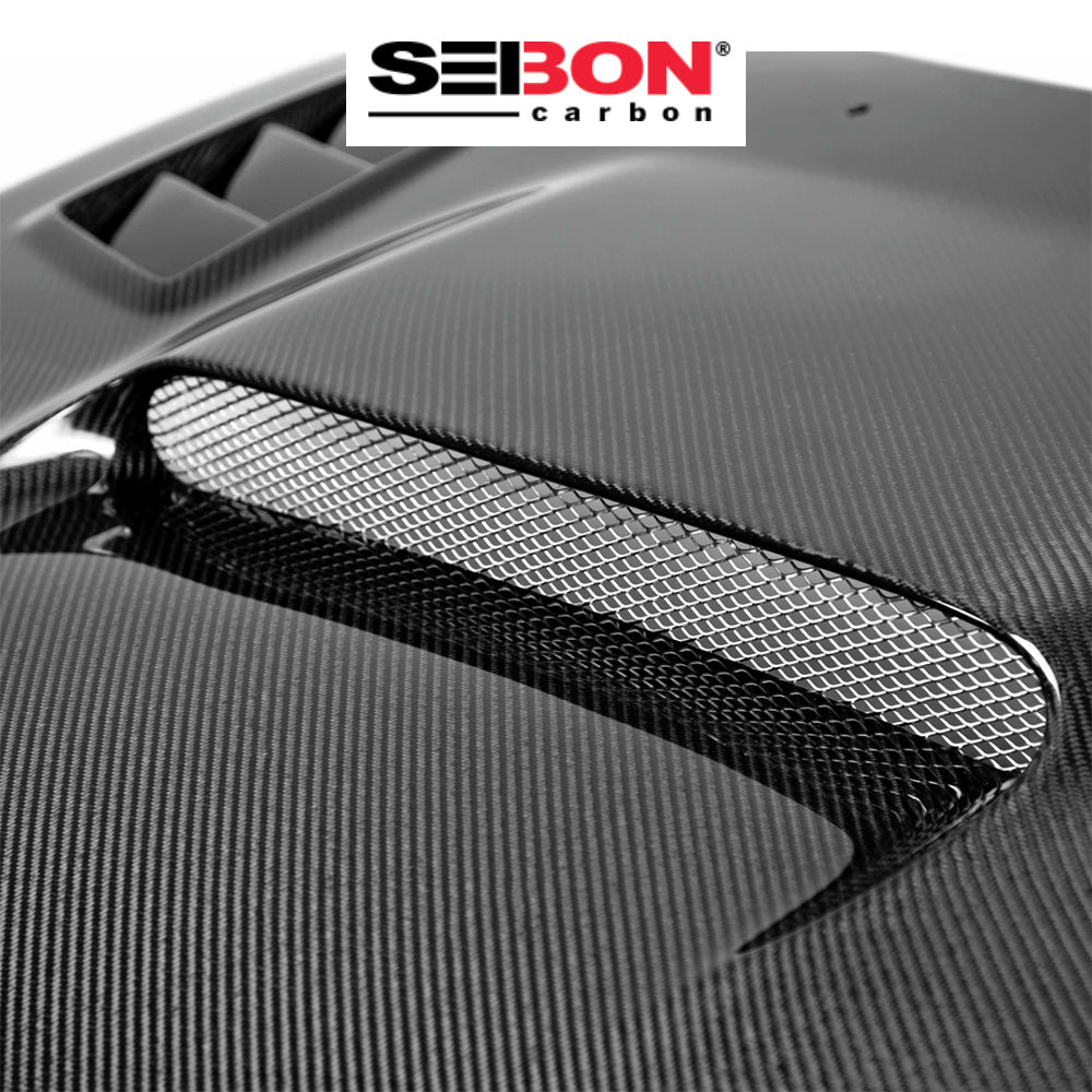 2008-2014年式 スバル WRX 用 セイボンカーボン カーボンファイバー CWスタイル ボンネット Seibon Carbon CW-Style Carbon Fiber Hood For 2008-2014 Subaru WRX/STi (送料無料)