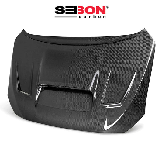 2015-2021年式 スバル WRX S4用 セイボンカーボン VSスタイル カーボンファイバー製ボンネット Seibon Carbon VS-Style Carbon Fiber Hood For 2015-2021 Subaru WRX/STi (消費税、送料込み)