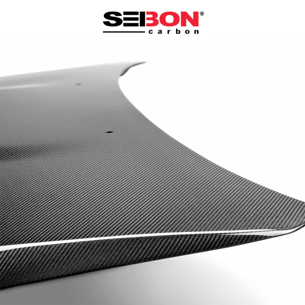 2008-2014年式 スバル WRX 用 セイボンカーボン カーボンファイバー CWIIスタイル ボンネット Seibon Carbon CWII-Style Carbon Fiber Hood For 2008-2014 Subaru WRX/STi (送料無料)