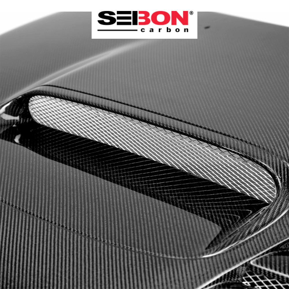 2008-2014年式 スバル WRX 用 セイボンカーボン カーボンファイバー CWIIスタイル ボンネット Seibon Carbon CWII-Style Carbon Fiber Hood For 2008-2014 Subaru WRX/STi (送料無料)