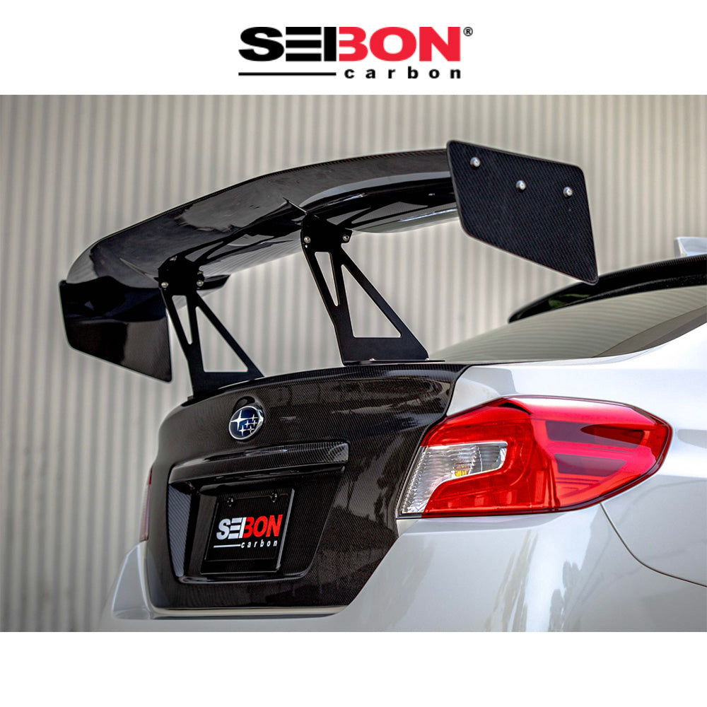 2015-2021年式 スバル WRX STI 用 セイボンカーボン カーボンファイバー GTスタイル リアスポイラー Seibon Carbon GT-Style Carbon Fiber Rear Spoiler For 2015-2021 Subaru WRX/STi (送料無料)