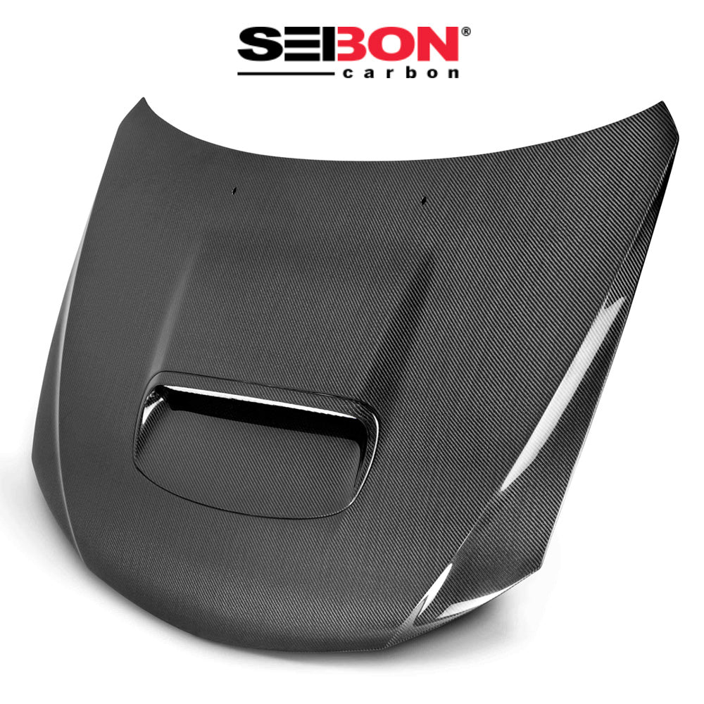 2008-2014年式 スバル WRX 用 セイボンカーボン カーボンファイバー OEMスタイル ボンネット Seibon Carbon Carbon OEM-Style Carbon Fiber Hood For 2008-2014 Subaru WRX/STi (送料無料)