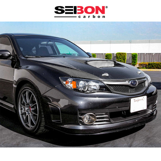 2008-2014年式 スバル WRX 用 セイボンカーボン カーボンファイバー OEMスタイル ボンネット Seibon Carbon Carbon OEM-Style Carbon Fiber Hood For 2008-2014 Subaru WRX/STi (送料無料)