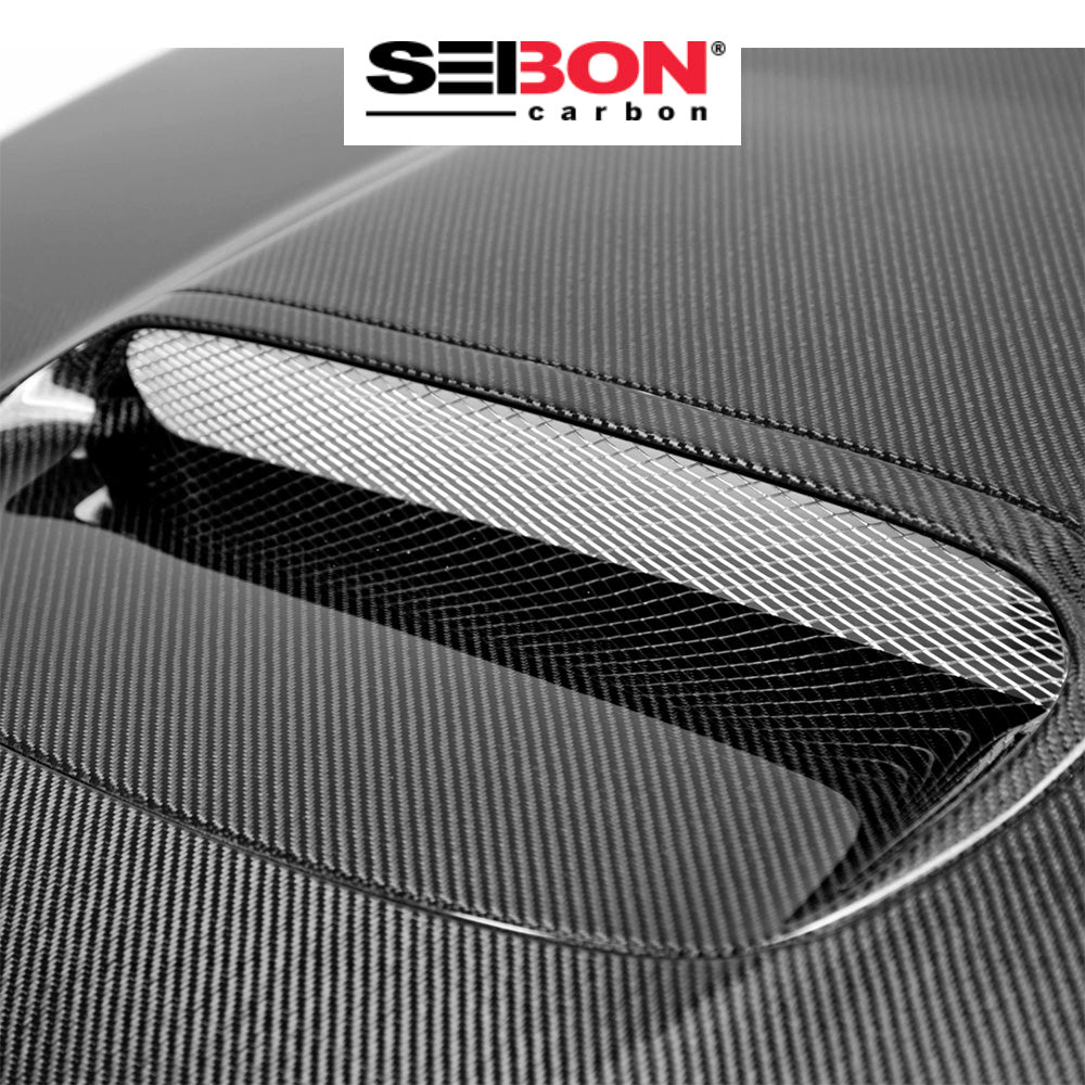 2008-2014年式 スバル WRX 用 セイボンカーボン カーボンファイバー OEMスタイル ボンネット Seibon Carbon Carbon OEM-Style Carbon Fiber Hood For 2008-2014 Subaru WRX/STi (送料無料)