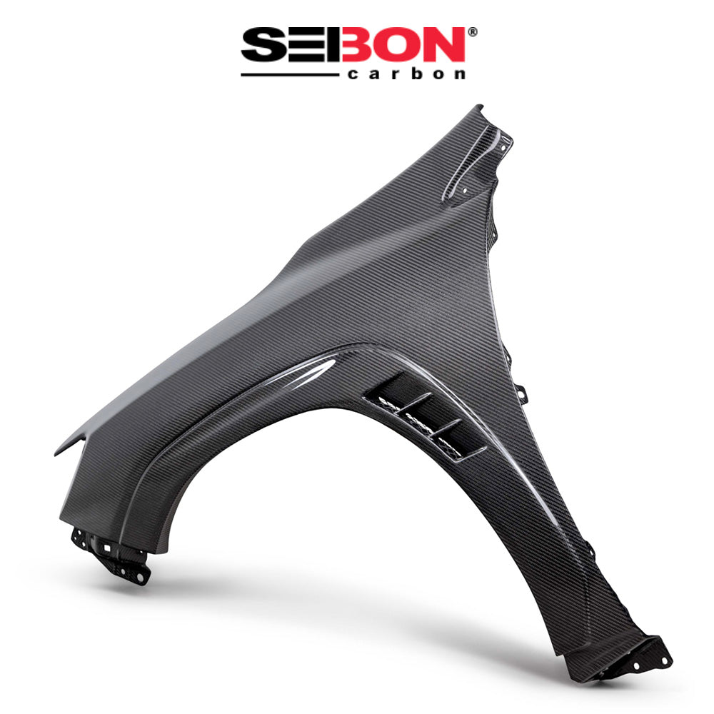 2022-2025年式 スバル WRX用 セイボンカーボン 純正スタイルのカーボンファイバー製フェンダーセット Seibon Carbon Carbon OEM-Style Carbon Fiber Fenders For 2022-2025 Subaru WRX (送料無料)
